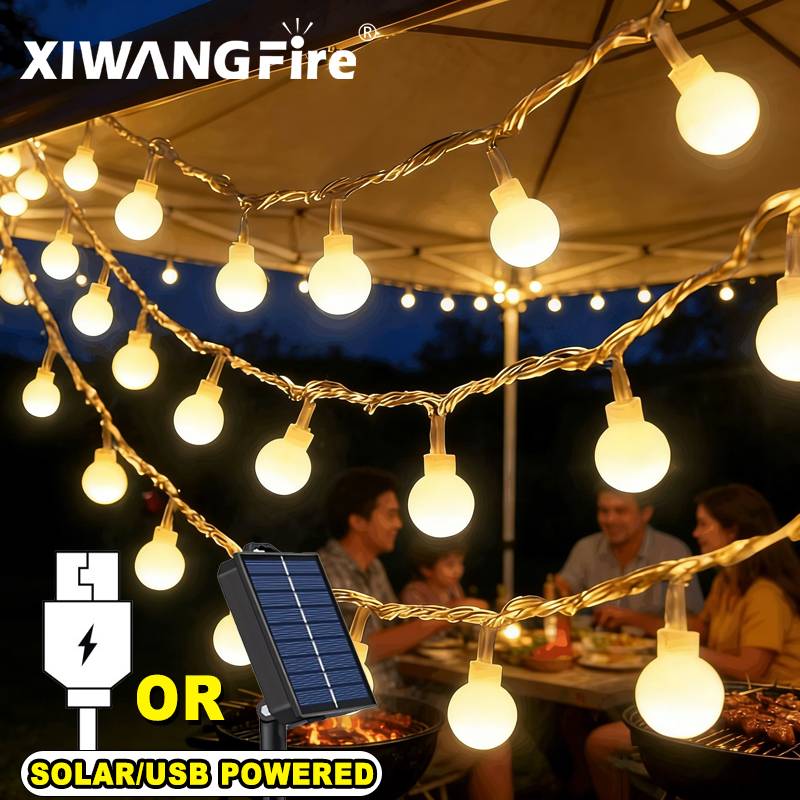 3-10M Solar/USB/Battery String - огляд і ціна Outdoor Lighting Globes