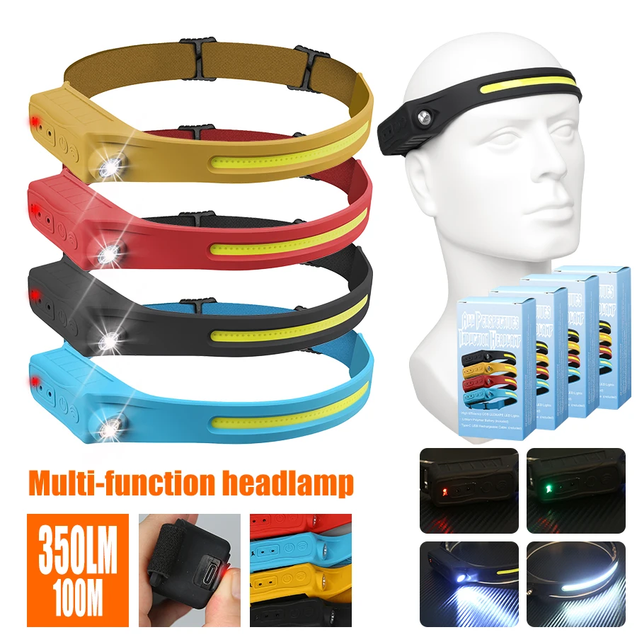 Rechargeable Headlamp 350 Lume - огляд і ціна Motion Sensor Outdoor