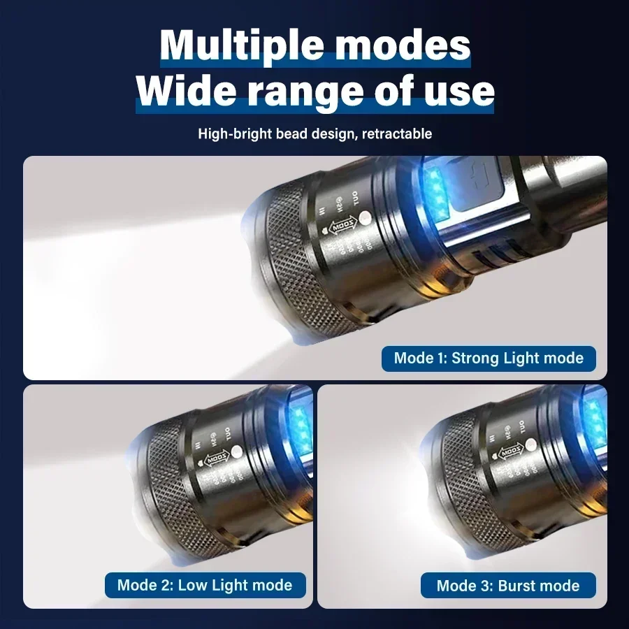 Super Bright LED Flashlight US - огляд і ціна Outdoor Lighting Black