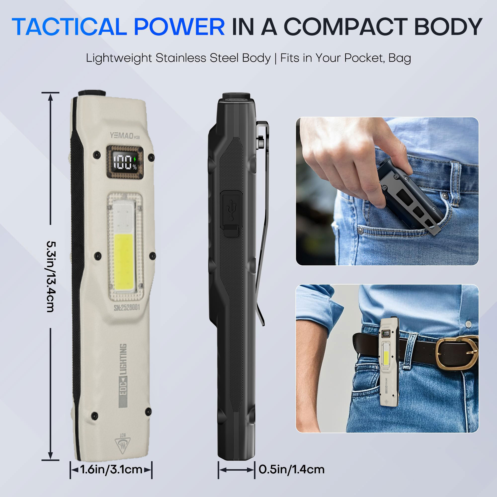 Portable 880LM YEMAO M28 Ultra - огляд і ціна Outdoor Lighting Guide