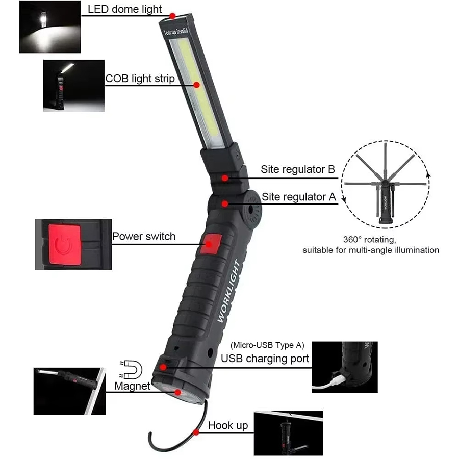 Portable LED Flashlight with M - огляд і ціна Outdoor Lighting Guide