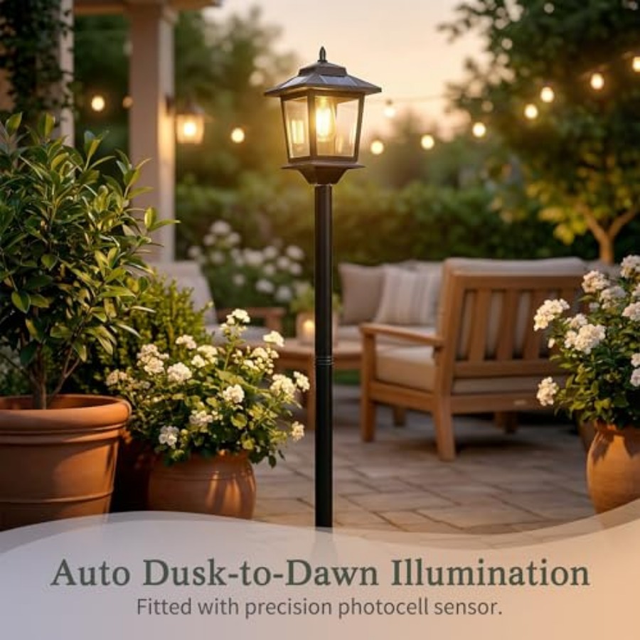 Outdoor Solar Post Lights, 2-P - огляд і ціна Outdoor Lighting Waterproof
