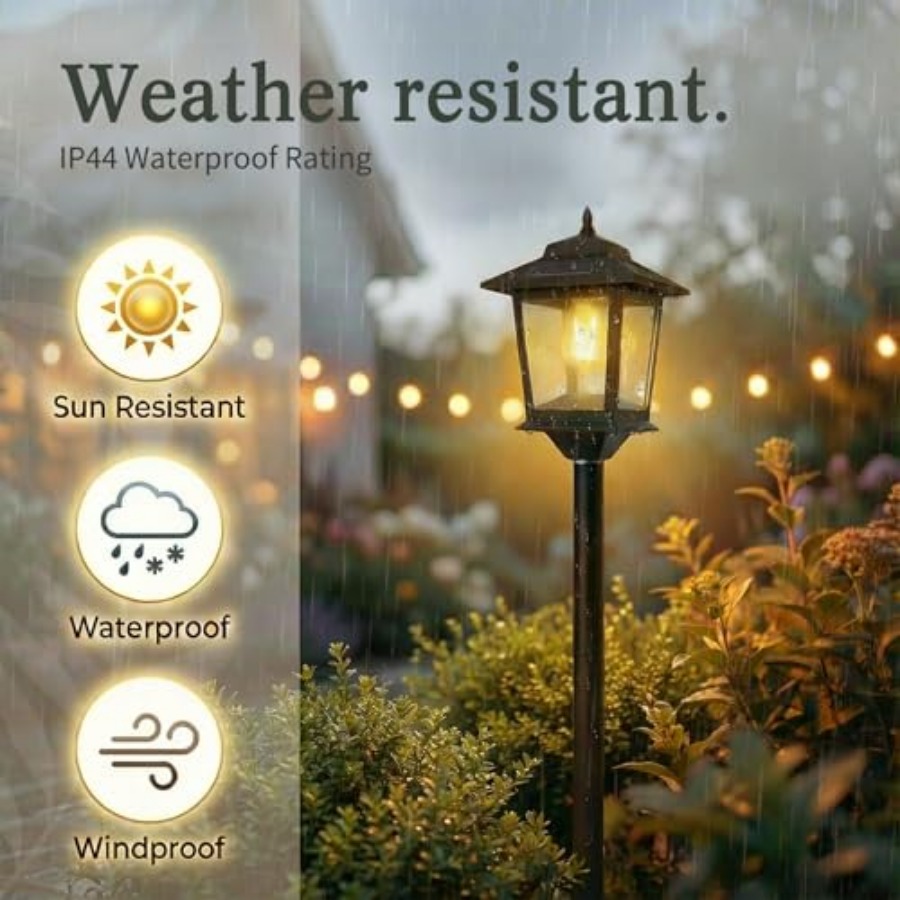 Outdoor Solar Post Lights, 2-P - огляд і ціна Outdoor Lighting Waterproof