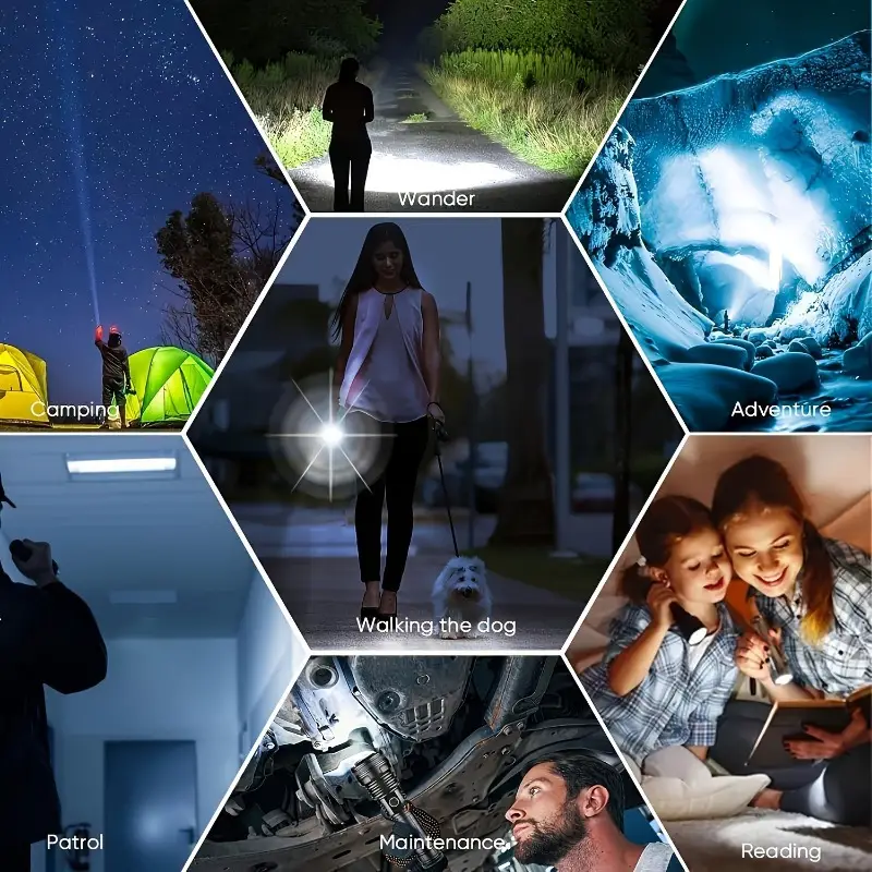 Portable Rechargeable Outdoor  - огляд і ціна Outdoor Lighting Black