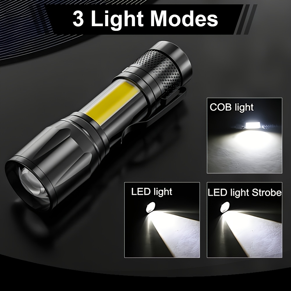 Mini LED Flashlight COB+XPE Po - огляд і ціна Outdoor Lighting Black