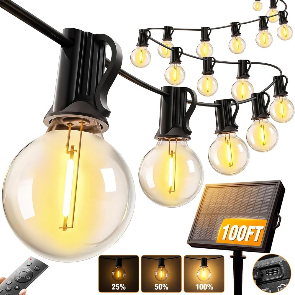100T String Lights Outdoor, G4 - огляд і ціна String Light Bistro