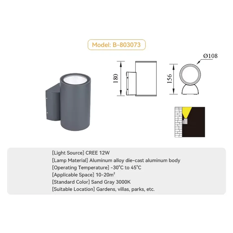 Outdoor Wall Decorative Light  - огляд і ціна Outdoor Lighting Waterproof