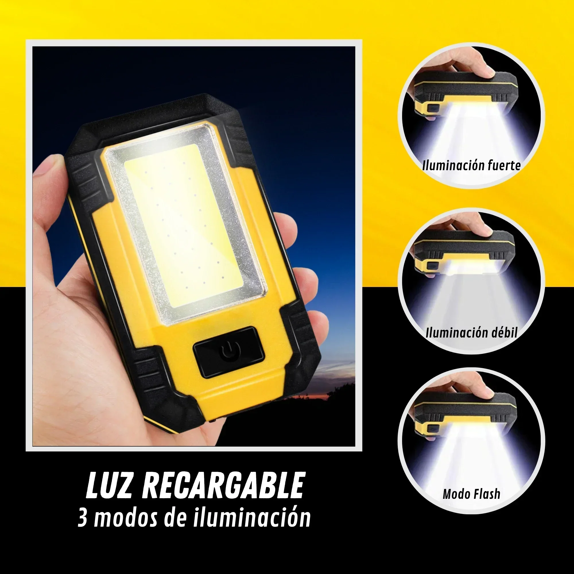 Rechargeable 4000MaH Work Ligh - огляд і ціна Outdoor Lighting Guide