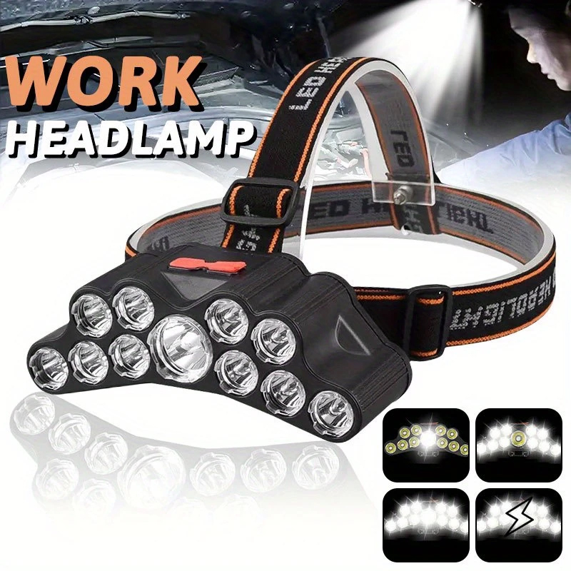 11 LED Headlamp Strong Light H - огляд і ціна Outdoor Lighting Globes
