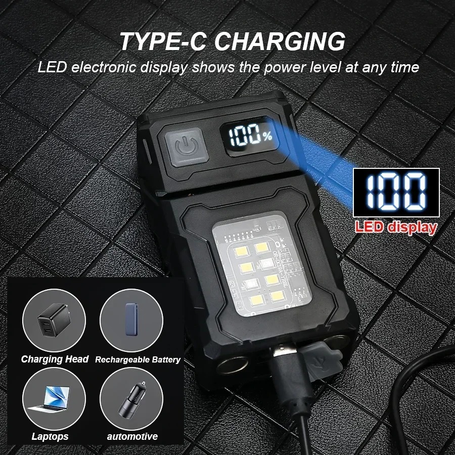 Mini USB Recharge LED Flashlig - огляд і ціна Outdoor Lighting Black