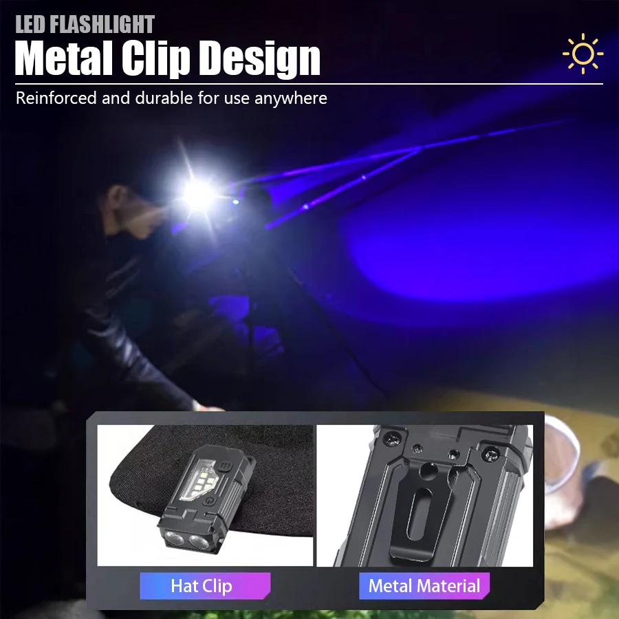 Mini Keychain EDC Flashlight - - огляд і ціна Outdoor Lighting Black