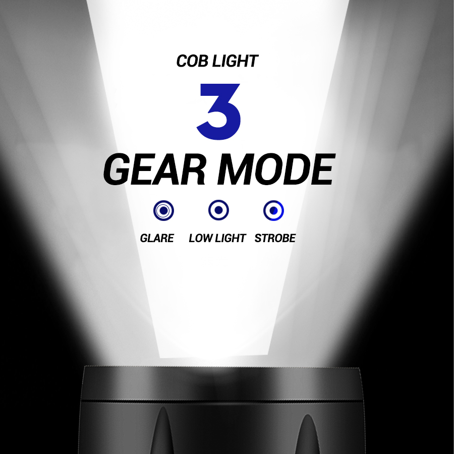 Mini LED Flashlight COB Floodl - огляд і ціна Outdoor Lighting Black
