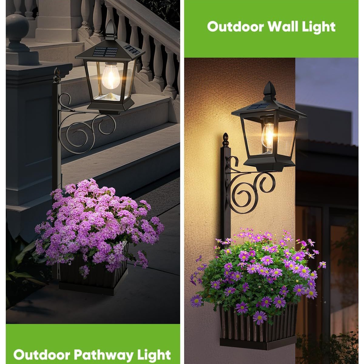 2 in 1 Solar Planter Lamp Wate - огляд і ціна Outdoor Lighting Waterproof
