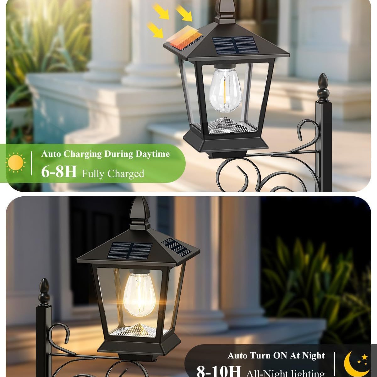 2 in 1 Solar Planter Lamp Wate - огляд і ціна Outdoor Lighting Waterproof