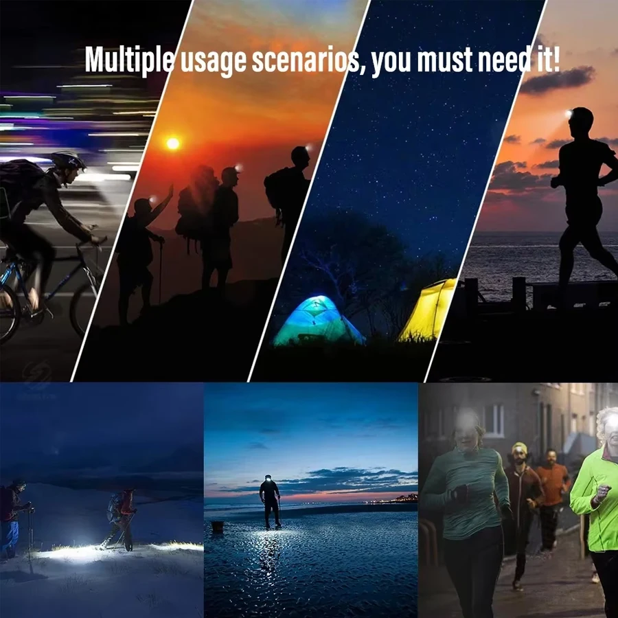 Strong Light Headlamp Portable - огляд і ціна Motion Sensor Outdoor