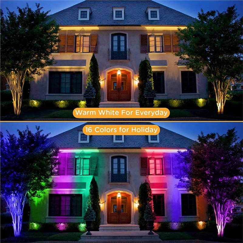 【NEW YEAR  】RGBW In Ground Lig - огляд і ціна Outdoor Lighting Voltage