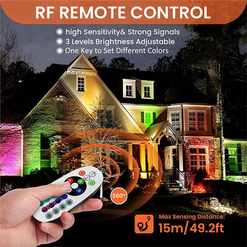 【NEW YEAR  】RGBW In Ground Lig - огляд і ціна Outdoor Lighting Voltage
