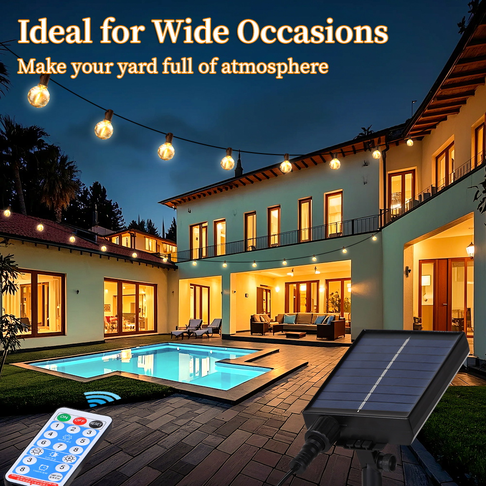 Outdoor LED Solar Light Waterp - огляд і ціна String Light Bistro