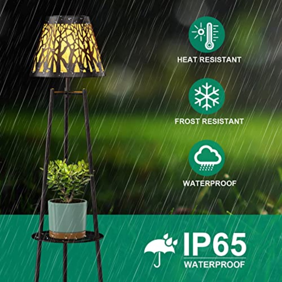 2 Pack Outdoor Solar Floor Lam - огляд і ціна Outdoor Lighting Waterproof