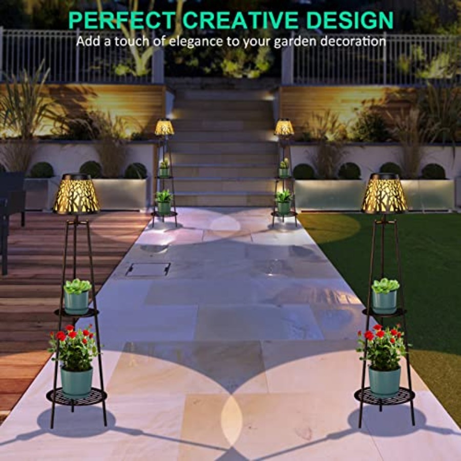 2 Pack Outdoor Solar Floor Lam - огляд і ціна Outdoor Lighting Waterproof