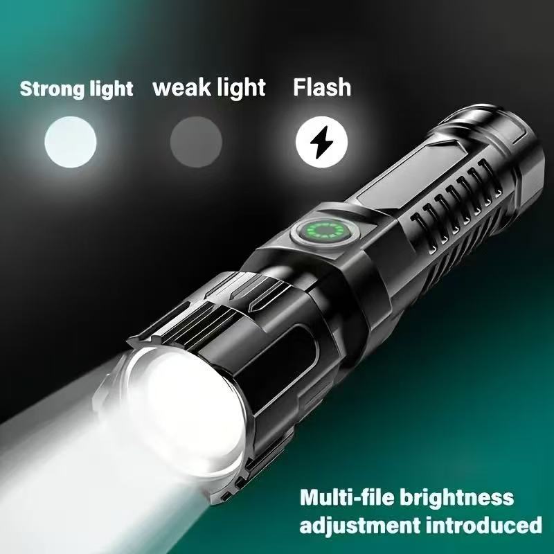 New High-power Led Flashlight  - огляд і ціна Outdoor Lighting Black