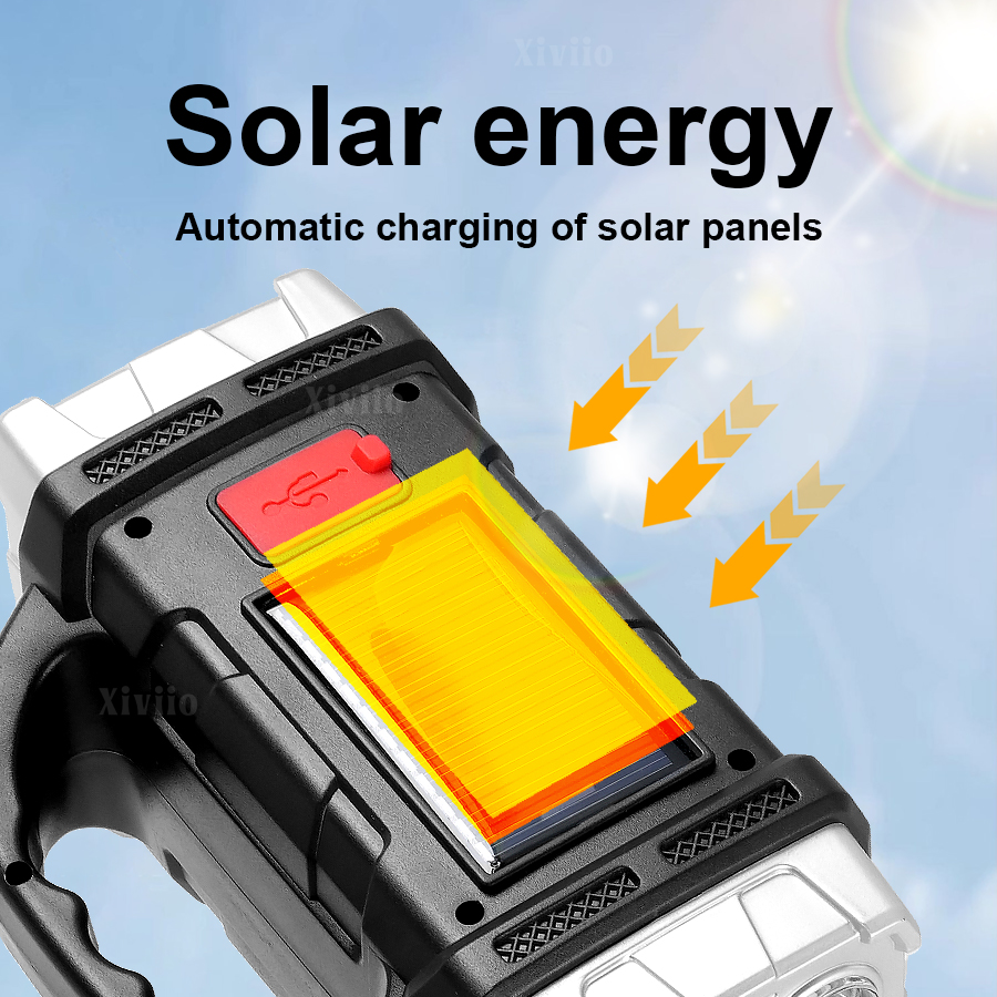New Upgrade High Power LED Sol - огляд і ціна Outdoor Lighting Black