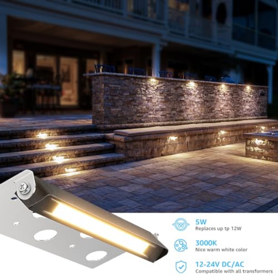 7 Inch Hardscape Lighting 5W L - огляд і ціна Outdoor Lighting Voltage
