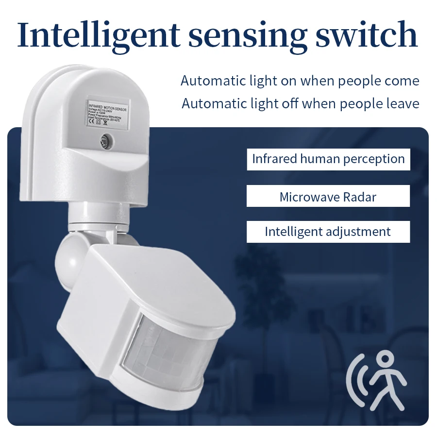 100-240V 12V PIR Motion Sensor - огляд і ціна Motion Sensor Outdoor