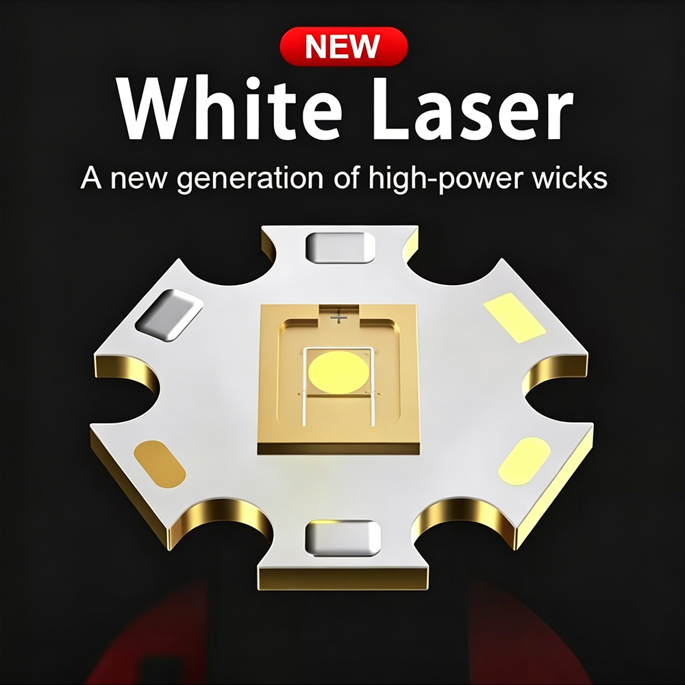White Laser High Power Flashli - огляд і ціна Outdoor Lighting Black