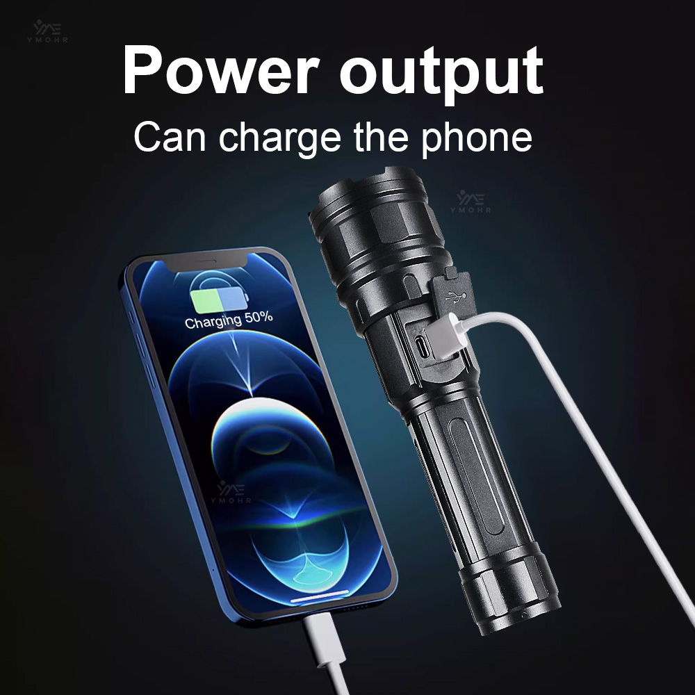 White Laser High Power Flashli - огляд і ціна Outdoor Lighting Black