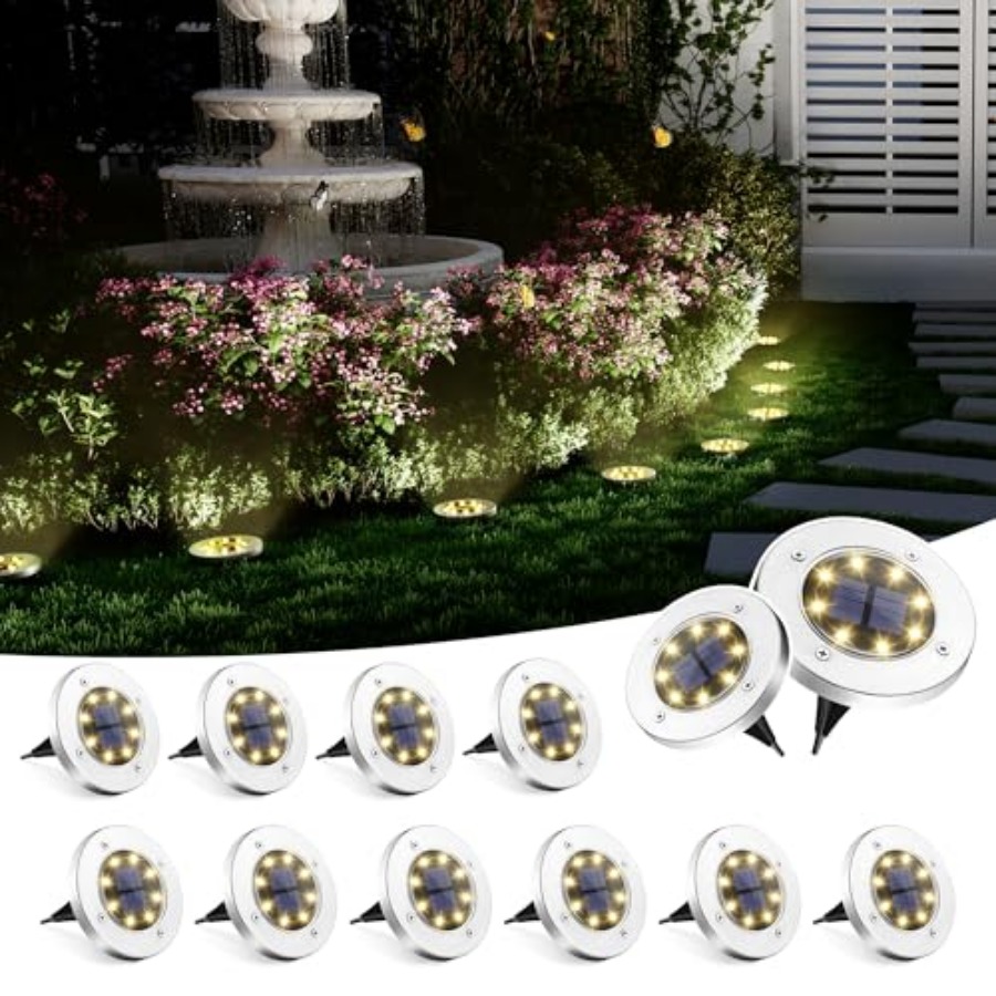 Solar Ground Lights Solar Ligh - огляд і ціна Outdoor Lighting Waterproof