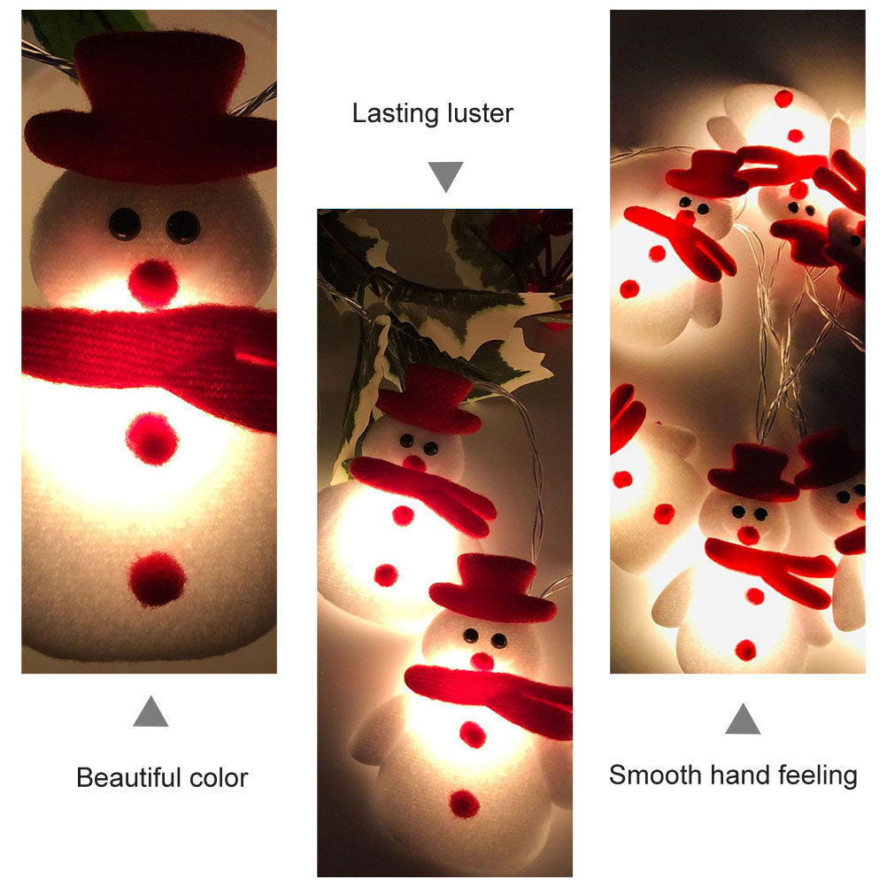 1Pcs 10 Lamp Snowman LED Strin - огляд і ціна String Light Bistro