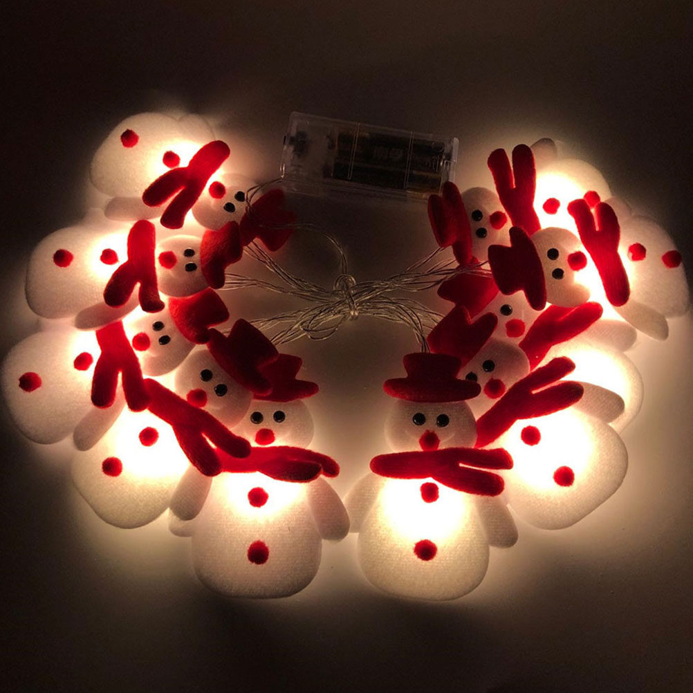 1Pcs 10 Lamp Snowman LED Strin - огляд і ціна String Light Bistro