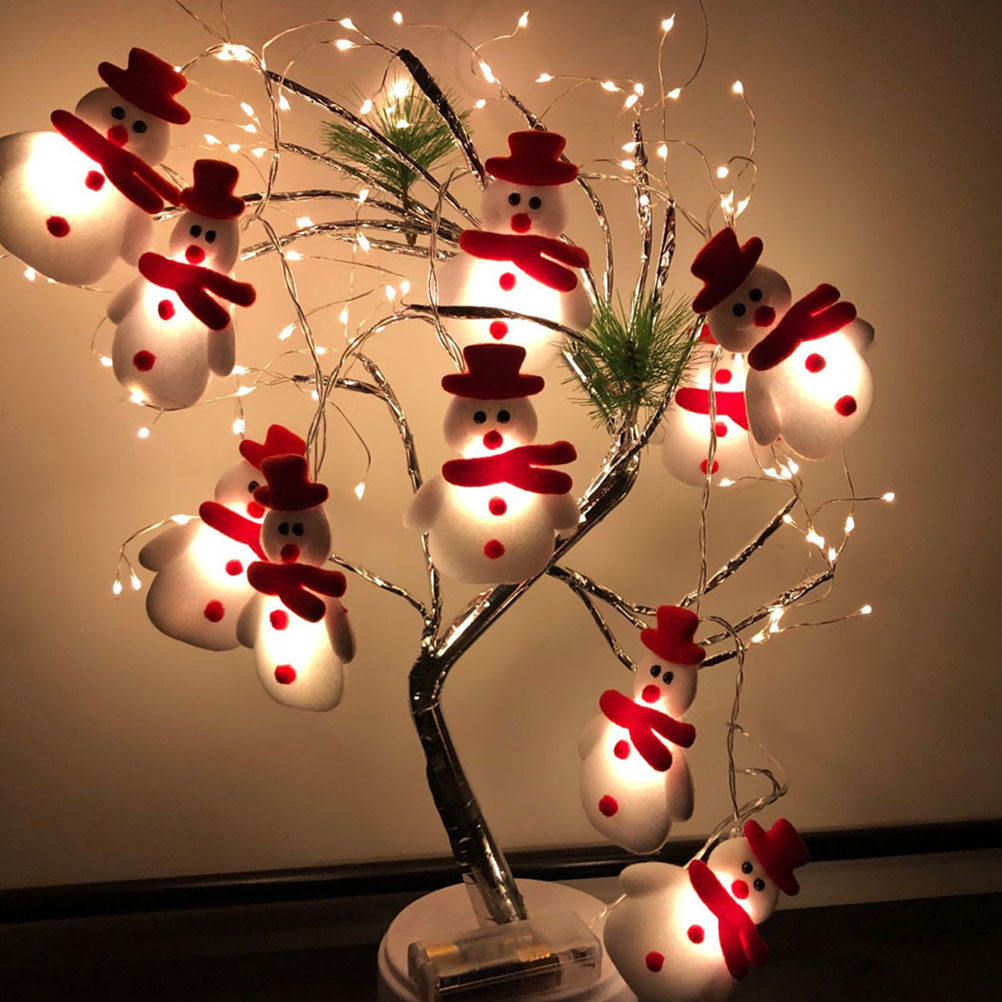 1Pcs 10 Lamp Snowman LED Strin - огляд і ціна String Light Bistro
