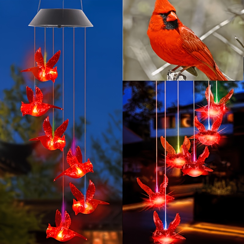 Solar-Powered Flaming Bird Win - огляд і ціна Outdoor Lighting Waterproof