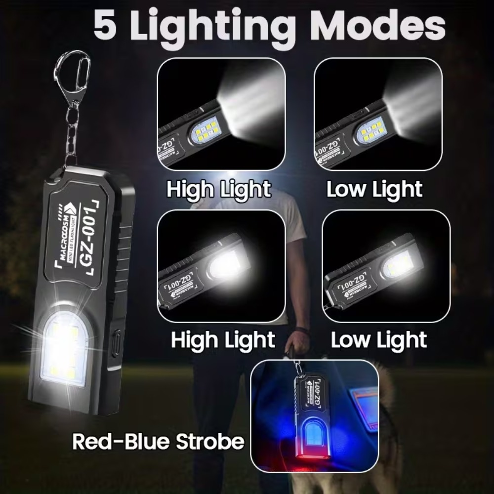 Mini COB LED Keychain Flashlig - огляд і ціна Outdoor Lighting Guide